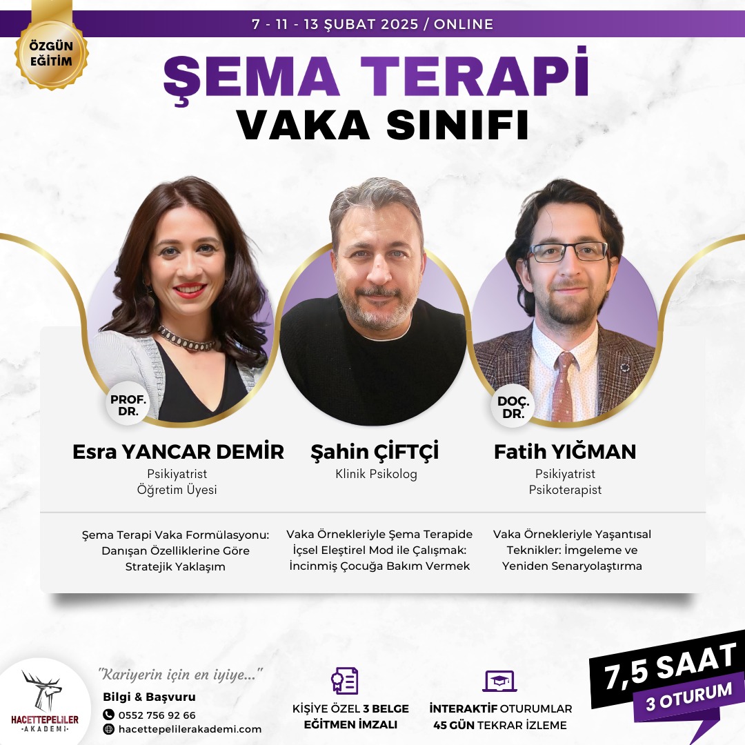 Şema Terapi Vaka Sınıfı